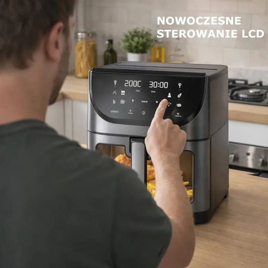 Extralink Air Fryer 8lt Μαύρο