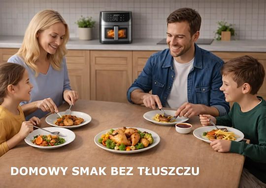 Extralink Air Fryer 8lt Μαύρο