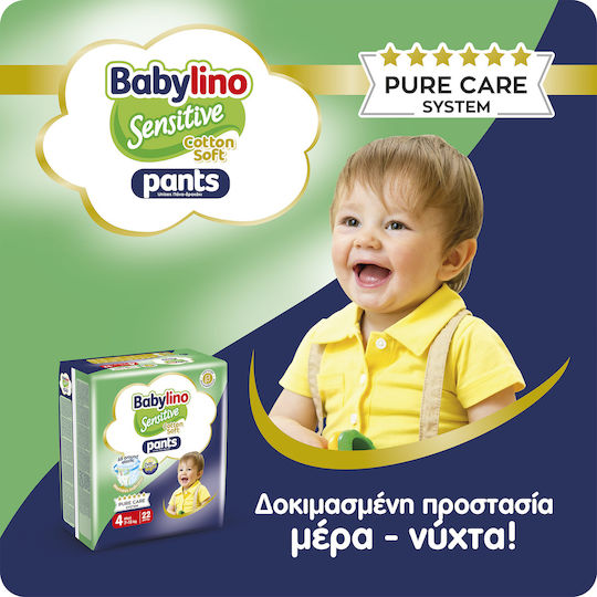 Babylino Diaper Pants Cotton Soft Pants No. 4 for 7-13kg 38pcs