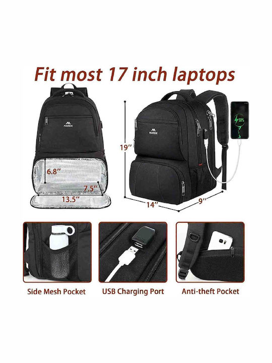 Matein Backpack Αδιάβροχο 40lt Μαύρο