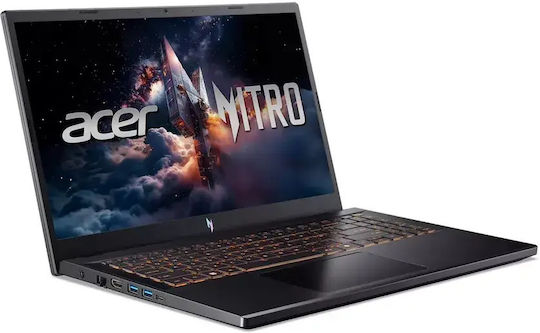 Acer Nitro V 15 15.6" IPS FHD 165Hz (i9-13900H/16GB/1TB SSD + 16GB SSD/GeForce RTX 5060/W11 Pro) (Международна английска клавиатура)