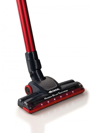 Ariete Handy Force Elektrischer Stielstaubsauger 2 in 1 Stick & Handstaubsauger Rot-Schwarz