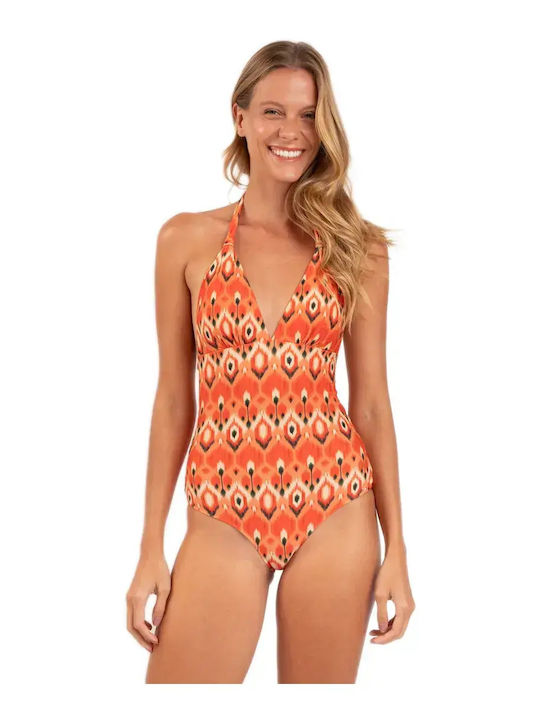 One Piece Swimsuit Floral Multicolour