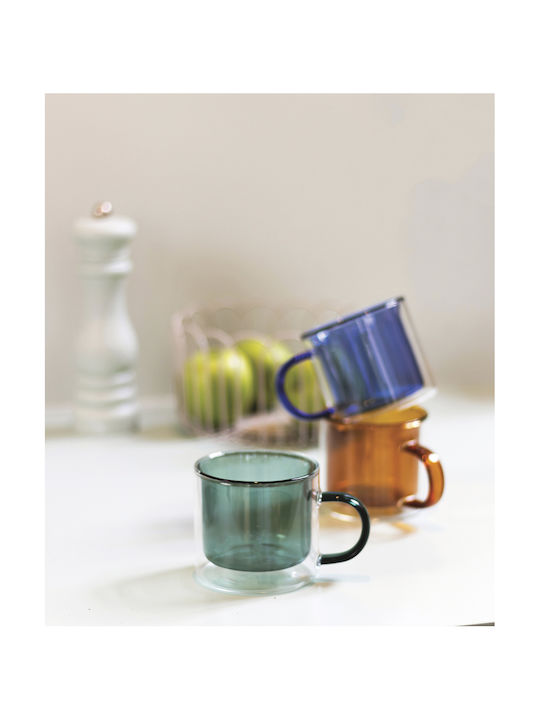 Ceramic Blue Mug 270ml 2 Pieces
