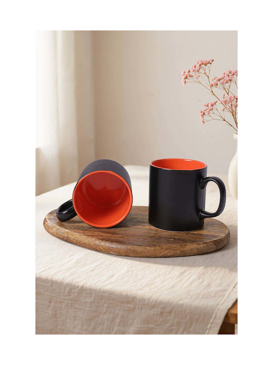 SteweHome Κούπα Κεραμική Πολύχρωμη 345ml 2τμχ