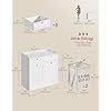 Vasagle Bathroom Cabinet Laundry 178.8x40x80cm White