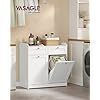 Vasagle Bathroom Cabinet Laundry 178.8x40x80cm White