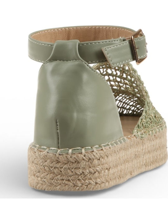 Women's Flat Sandals Green