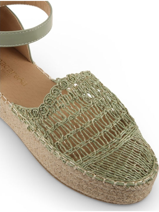 Women's Flat Sandals Green