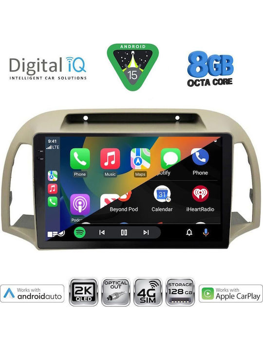 Digital Iq Bxk 20457bg_cpaa 9inc Multimedia Tablet Nissan Micra K12 Mod 2002-2010 Beige