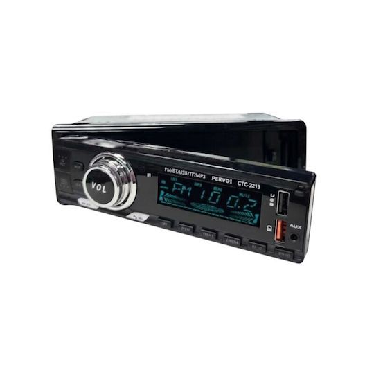 Car Audio System 1 DIN Detachable Panel Bluetooth Ctc-2213 000559 682370000559