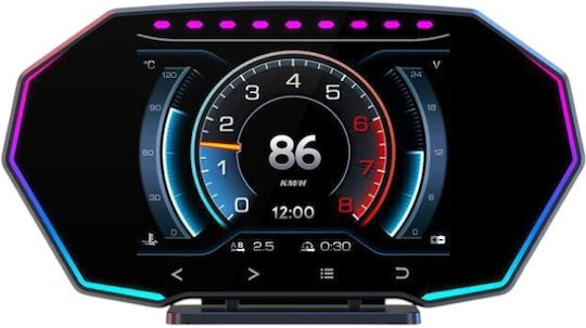 Digital Car Speedometer OBD2/GPS 1214425 120833 8691331208337