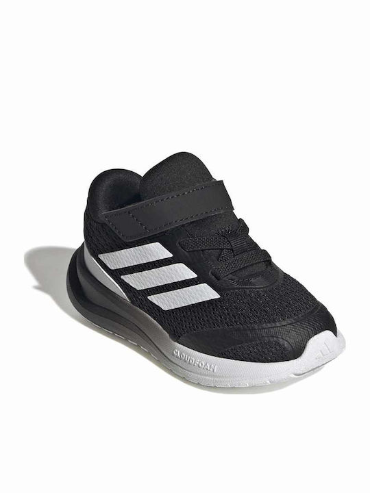 Runfalcon Kinder Sportschuhe Running mit Schnürsenkeln Schwarze
