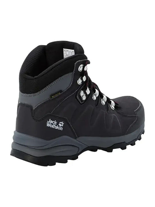 Jack Wolfskin Refugio Texapore Mid 4050871 Women's Hiking Boots Gray