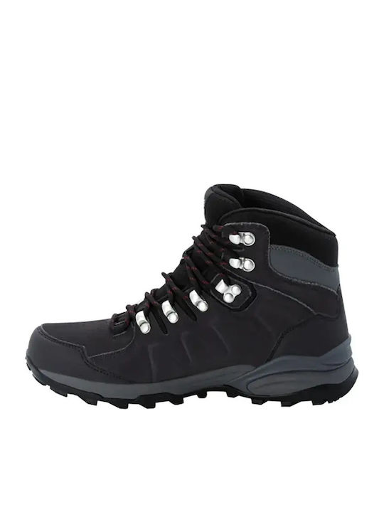 Jack Wolfskin Refugio Texapore Mid 4050871 Women's Hiking Boots Gray