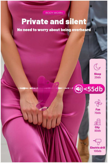 Aph Ροζ Δονητής Διπλής Διέγερσης Pink Dual Stimulation Vibrator Sw5035