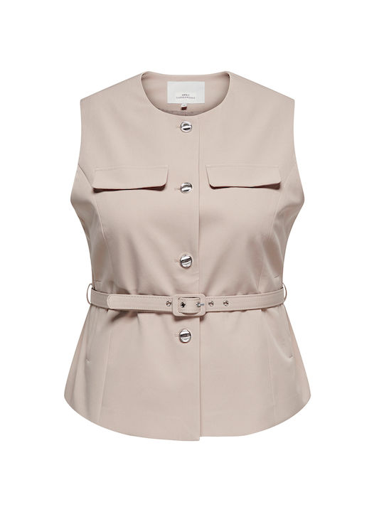 Beige Women's Vest
