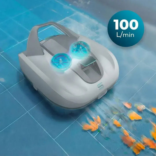 Cecotec Pooldroid 3000 Aspirator Robot Fără Fir 150W Pentru Fundul Piscinelor 60m² cu Filtru 2.5lt
