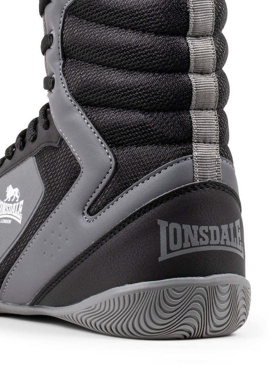 Lonsdale Heskin Boxing Shoes Black