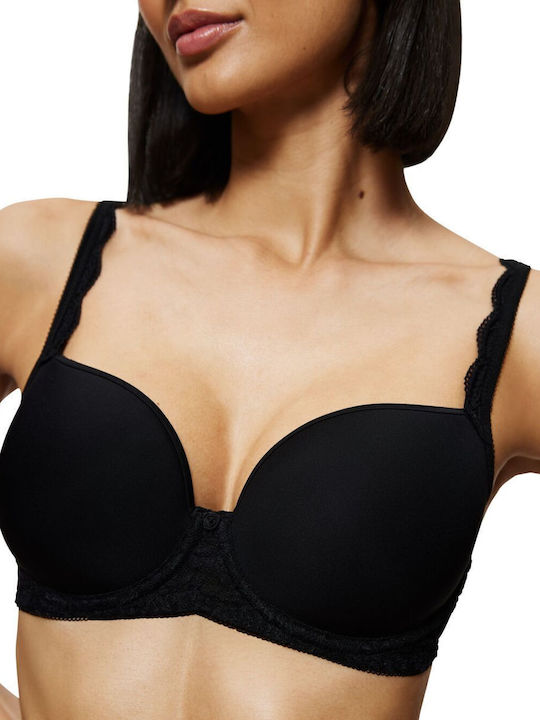 Amourette Bra with Light Padding Underwire Black