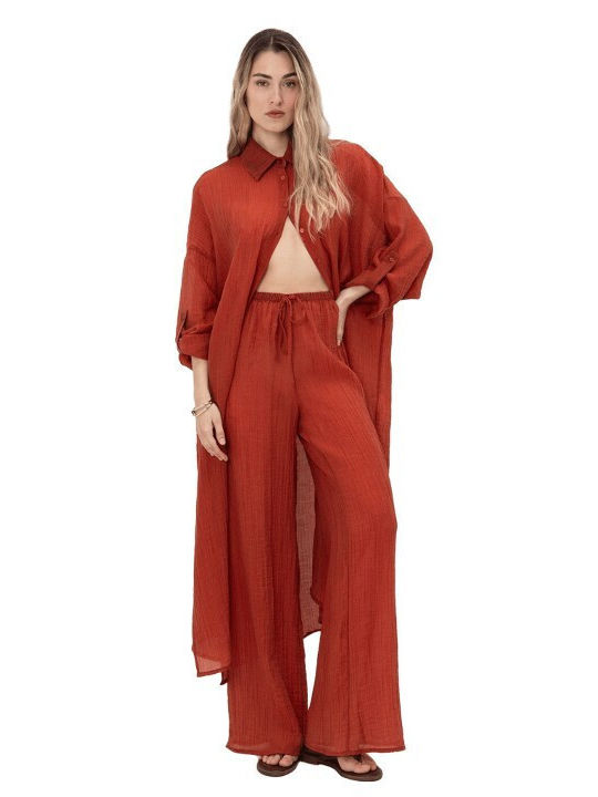 Damenhose Orange