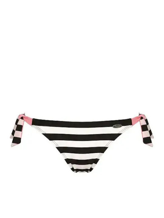 Bikini Slip Cu Dantelă Roz