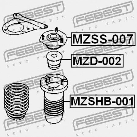 Capac Amortizor De Șocuri Față Mazda 6 Wagon Gy 2002-2005 Eu Gj6a-34-012