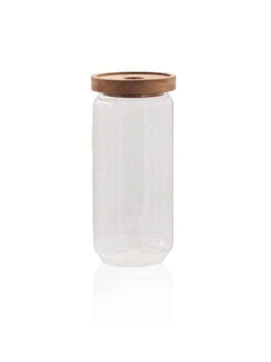 SteweHome Set of 16 General Use Glass Orange Jars with Lid 1000ml