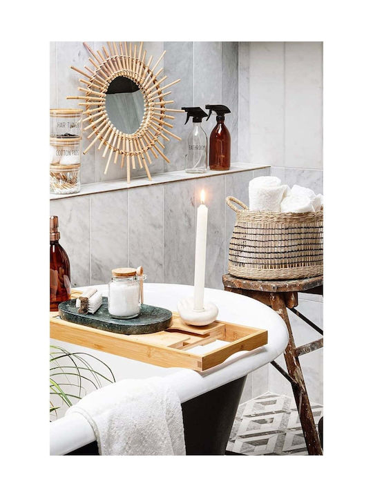 SteweHome General Use Glass White Vase with Cork