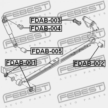 Shock Absorber Rear Bearing Ford Transit Tt9 2006-2013 Eu 1517518