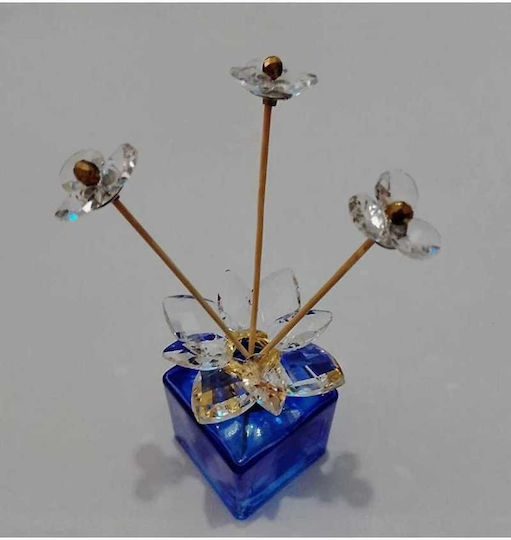 SteweHome SteweHome Dekorative Kristall Vase Mehrfarbig 20x7xH20cm