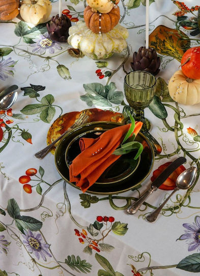 Tessitura Toscana Telerie Tablecloth Kurbis