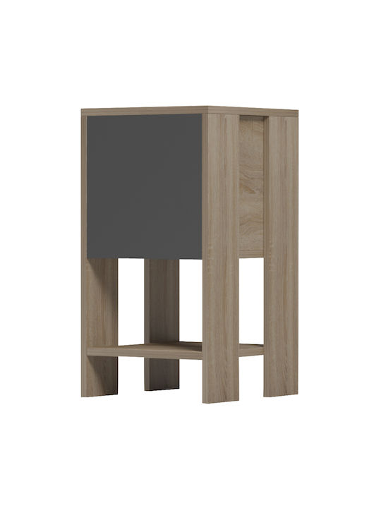 Nachttisch Argus Holz Beiges 30x30x55cm