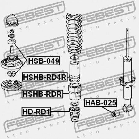 Cuplaj Amortizor Spate Honda CR-V RD1 1996-2001 GN 52622-SR3-003