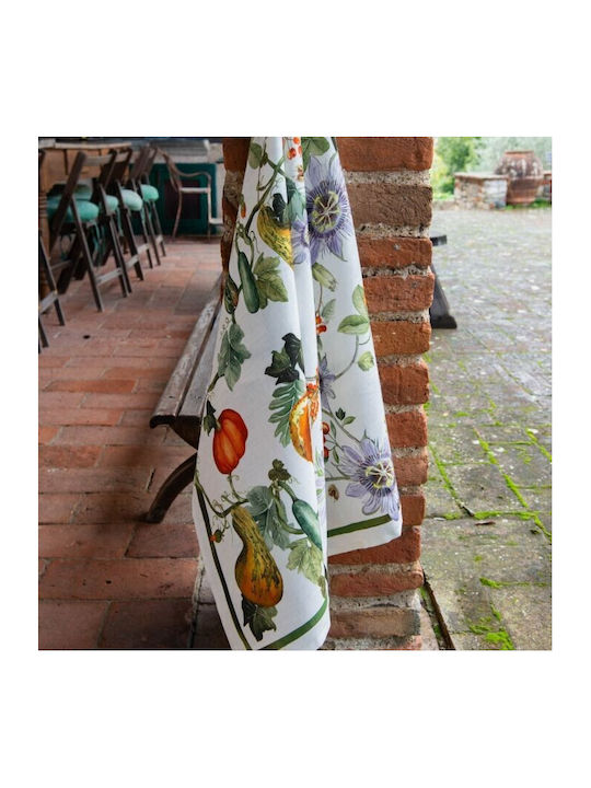 Tessitura Toscana Telerie Kitchen Towel In Green Colour