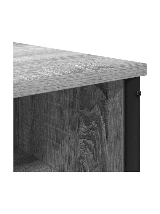 Γραφείο Ξύλινο Γκρι 81x40x131εκ.