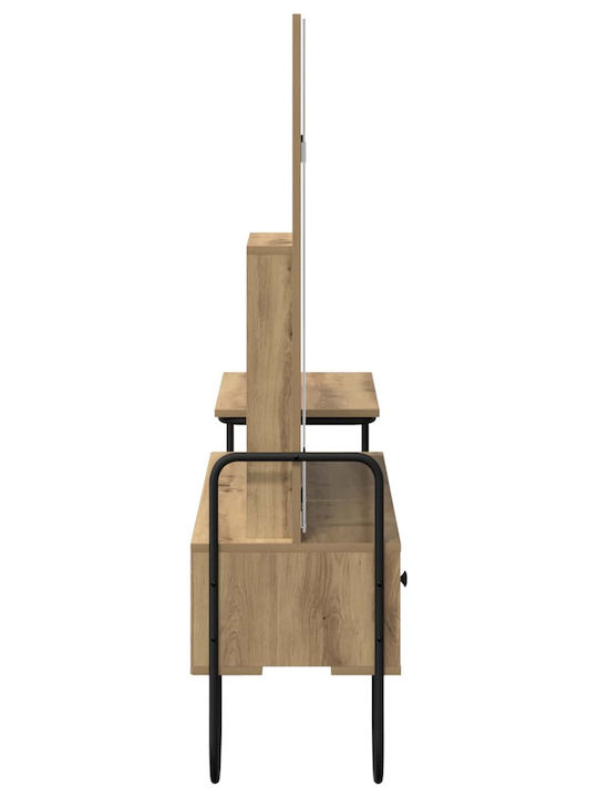 Wooden Desk Oak 100x36.5x136cm