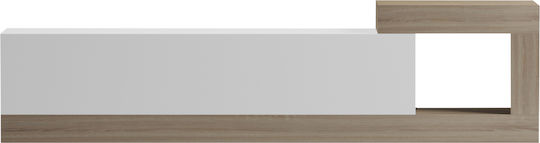 Stand TV Essenza Sonama/Alb L150xA29.6xÎ38.6cm