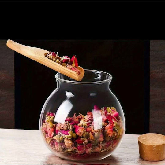 SteweHome Ste-041243-P41243 Spice Jars Glass on Base White 2 Pieces
