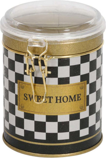 SteweHome Metallic White Spice Jars 6 Pieces