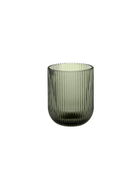Cryspo Trio Noris Smoke Water / Whiskey Glass Set in Green Colour Goblet 350ml 24 Pieces