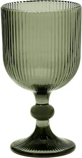 Cryspo Trio Noris Smoke Set of Black Stemmed Glass White Wine Glasses 350ml 24 pcs