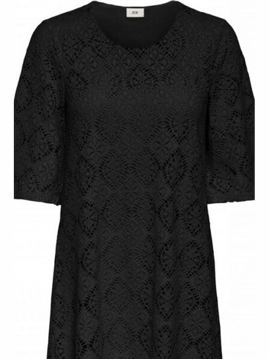 Sommer Mini Damenkleid Schwarz