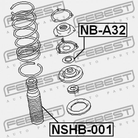 Front Shock Absorber Cover Nissan Terrano R50 1995.09-2002.08 Jp 54050-0w002