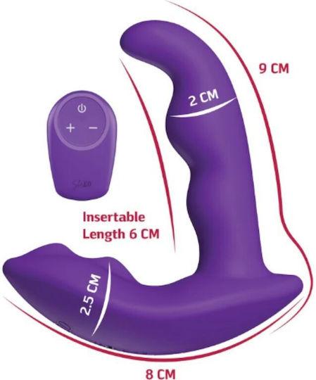 She.E.O Plug Anal Cu Funcție Wireless Și Vibrație Module Violet