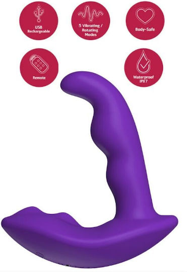She.E.O Plug Anal Cu Funcție Wireless Și Vibrație Module Violet