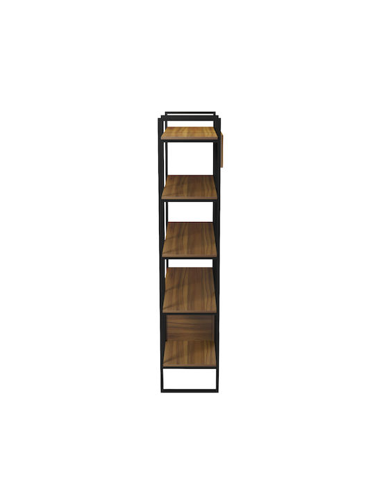 Nezer Walnut Bookcase 120x35x180cm