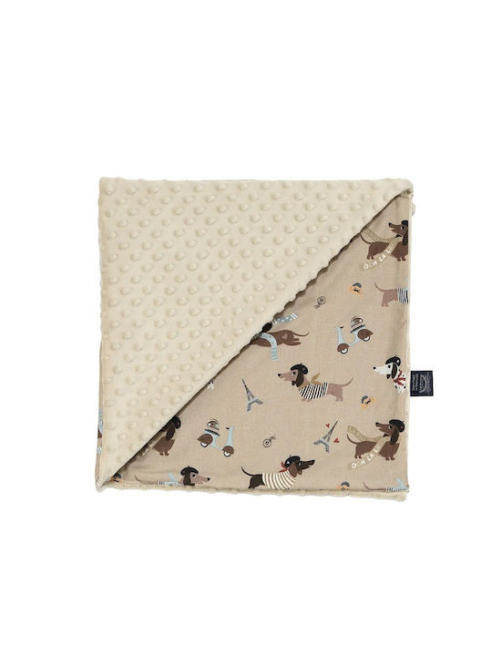 La Millou Minky Cotton Beige Blanket 110x140cm