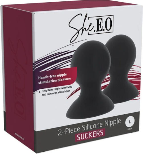 She.E.O Dildo With Suction Cup Black