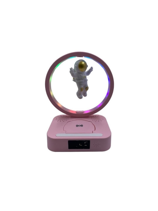 Digital Tabletop Clock Plastic with Radio and Wireless Charging 8323 Various Colors